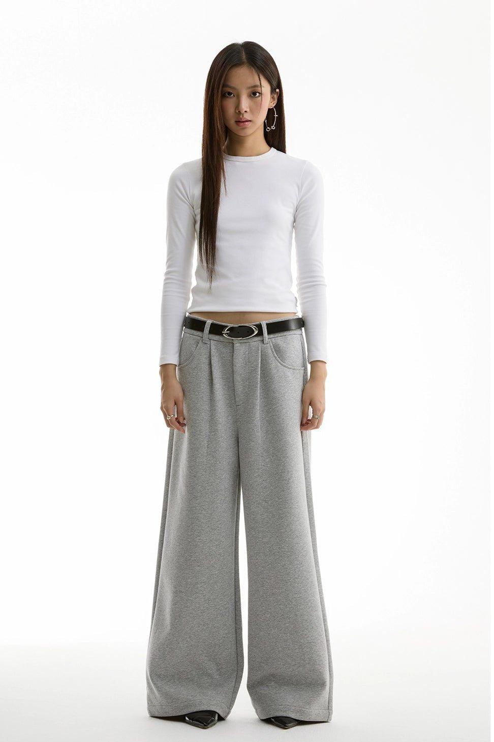 Formal Style Side Pockets Sweatpants Korean Street Fashion Pants By Funky Fun Shop Online at OH Vault