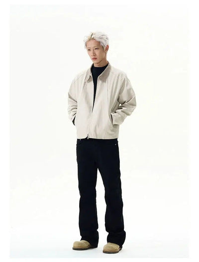 Spliced Lapel Clean Fit Jacket Korean Street Fashion Jacket By A PUEE Shop Online at OH Vault