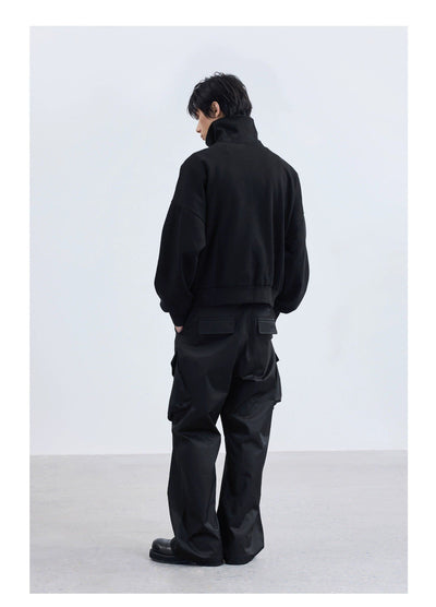 High Stand Collar Regular Fit Jacket Korean Street Fashion Jacket By Terra Incognita Shop Online at OH Vault