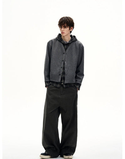 Four-Buttoned V-Neck Cardigan Korean Street Fashion Cardigan By MaxDstr Shop Online at OH Vault