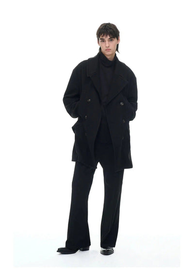 Double-Breasted Lapel Overcoat Korean Street Fashion Blazer By Terra Incognita Shop Online at OH Vault