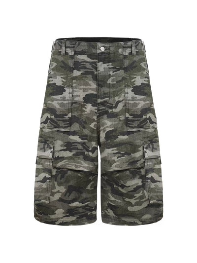 Side Pockets Camouflage Shorts Korean Street Fashion Shorts By Terra Incognita Shop Online at OH Vault