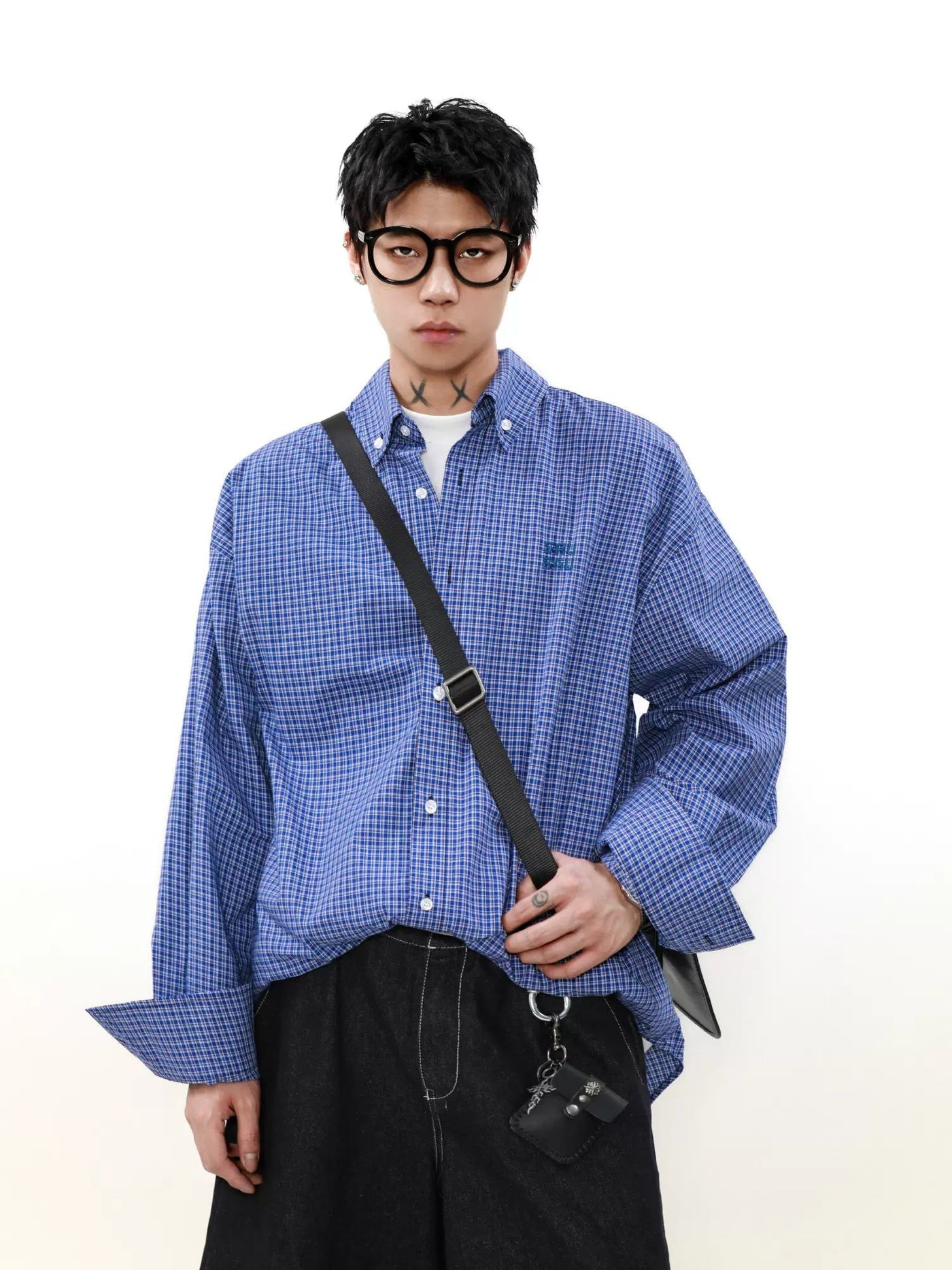 Casual Plaid Buttoned Shirt Korean Street Fashion Shirt By Mr Nearly Shop Online at OH Vault