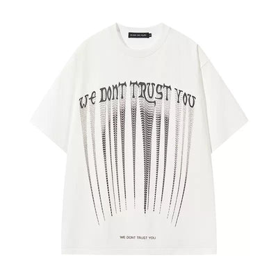 Texts and Bones Effect T-Shirt Korean Street Fashion T-Shirt By Blind No Plan Shop Online at OH Vault