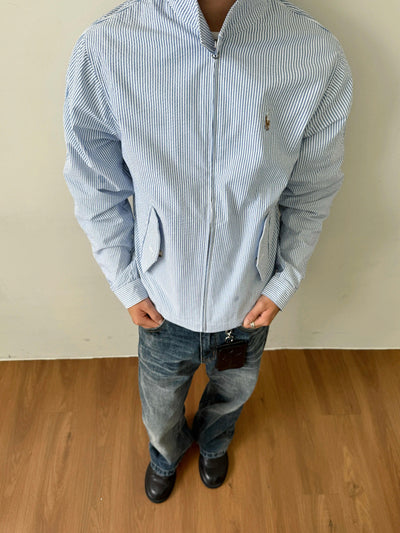 Vertical Striped Clean Fit Jacket Korean Street Fashion Jacket By Made Extreme Shop Online at OH Vault