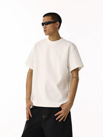 Plain Raglan Boxy T-Shirt Korean Street Fashion T-Shirt By MEBXX Shop Online at OH Vault