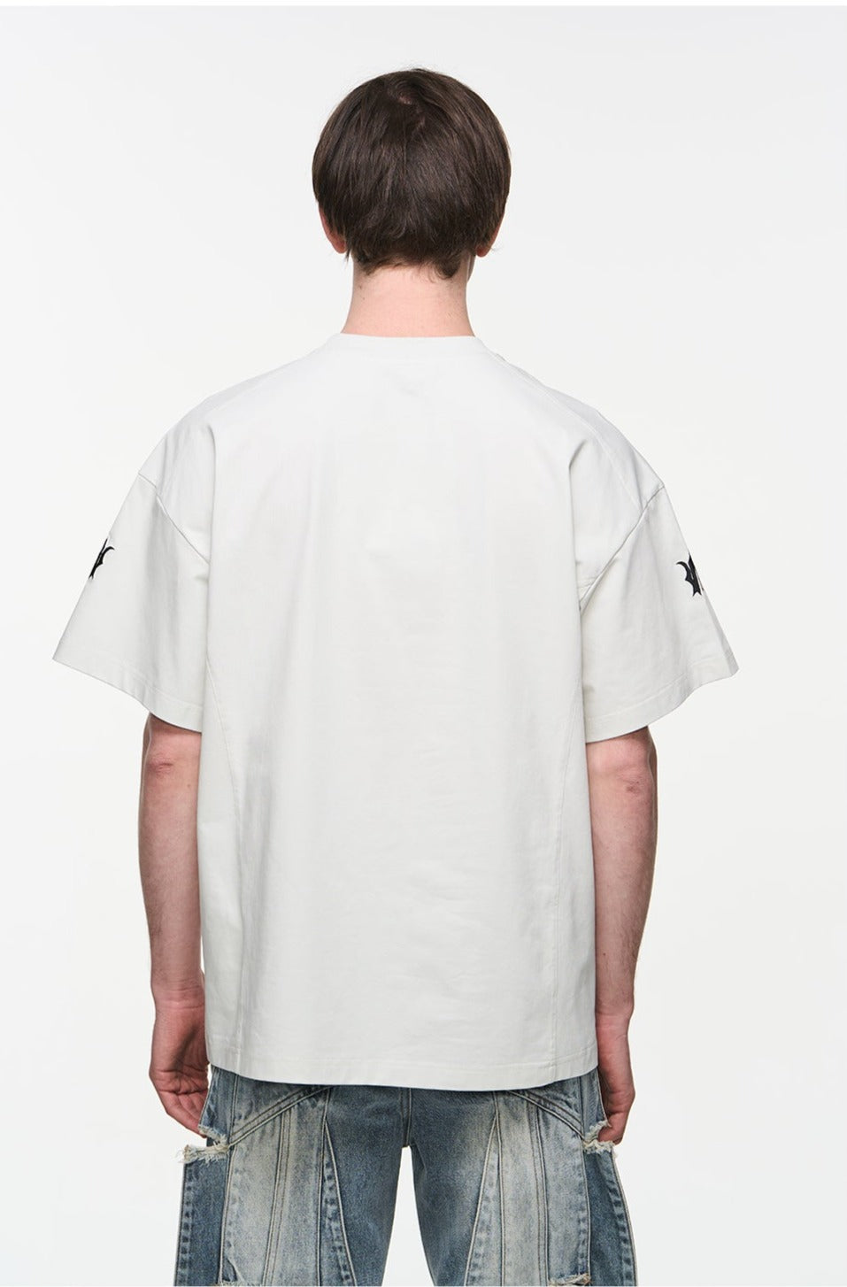 Flipped Logo Print T-Shirt Korean Street Fashion T-Shirt By Blind No Plan Shop Online at OH Vault