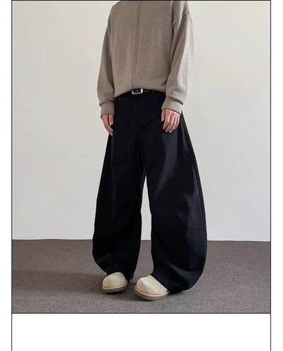 Solid Seam Lines Detail Pants Korean Street Fashion Pants By A PUEE Shop Online at OH Vault