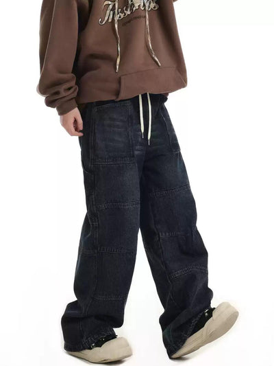 Drawstring Pleated Cargo Pants Korean Street Fashion Pants By INS Korea Shop Online at OH Vault