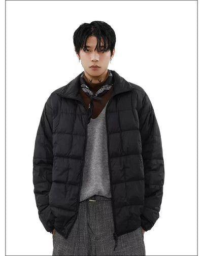 Versatile Quilted Puffer Jacket Korean Street Fashion Jacket By Mr Nearly Shop Online at OH Vault