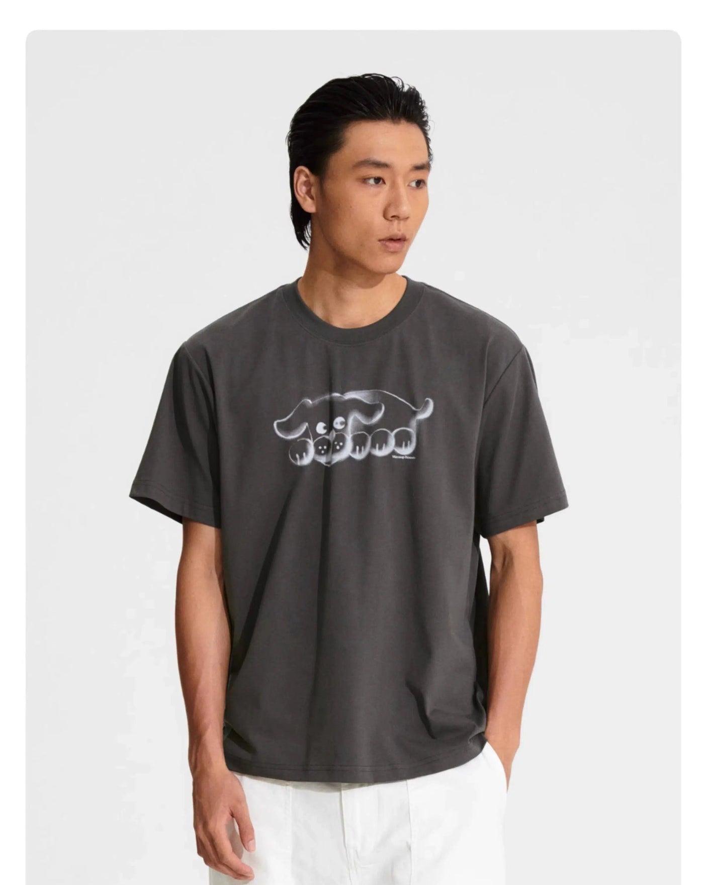 Graphic Print T-Shirt Korean Street Fashion T-Shirt By WASSUP Shop Online at OH Vault