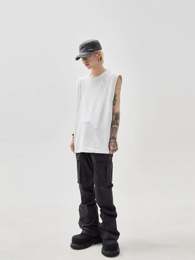 Structured Versatile Tank Top Korean Street Fashion Tank Top By Ash Dark Shop Online at OH Vault