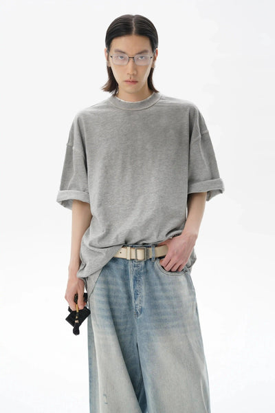 Oversized Washed T-Shirt Korean Street Fashion T-Shirt By Mason Prince Shop Online at OH Vault