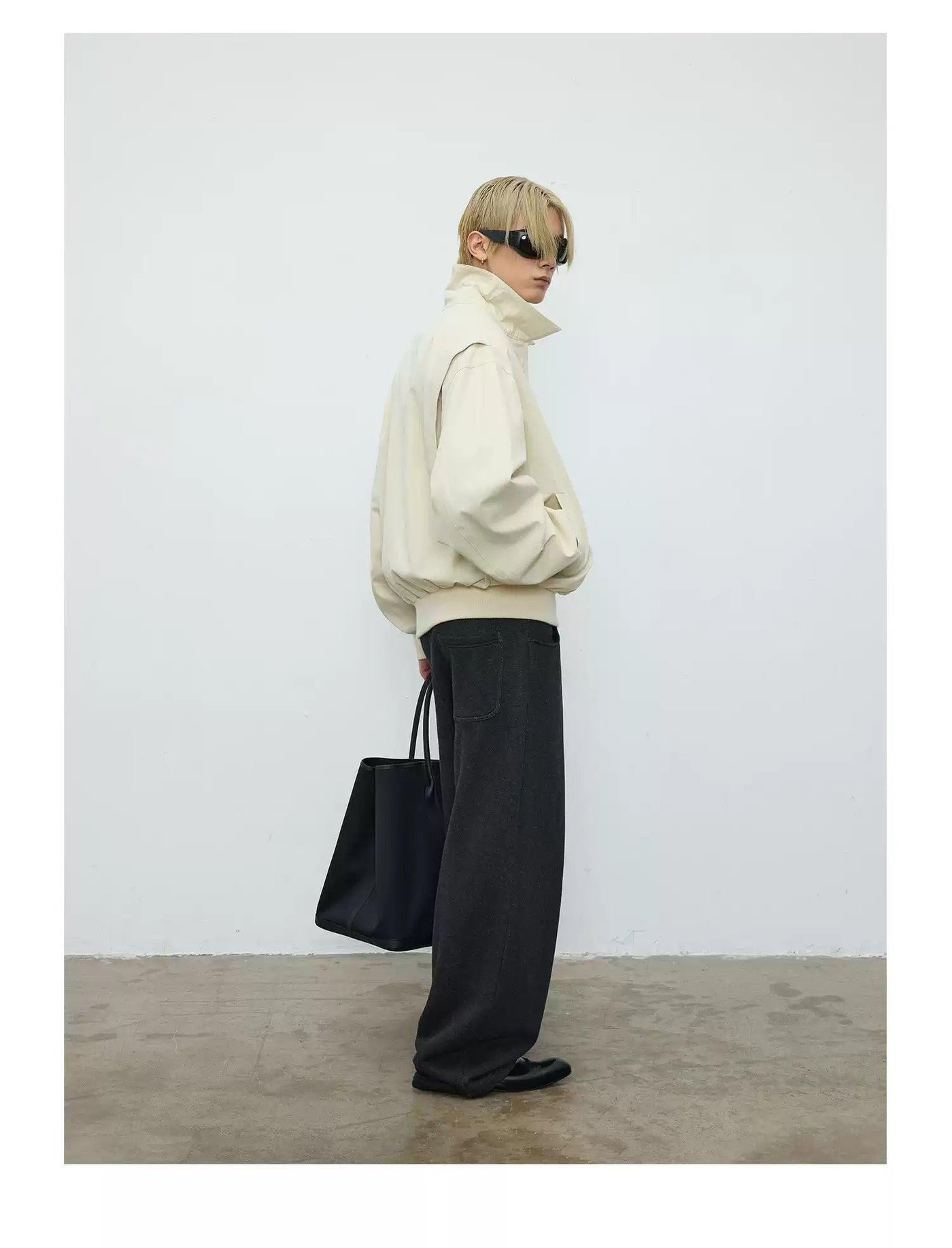 Clean Fit Bomber Jacket Korean Street Fashion Jacket By Terra Incognita Shop Online at OH Vault