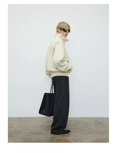 Clean Fit Bomber Jacket Korean Street Fashion Jacket By Terra Incognita Shop Online at OH Vault