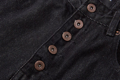 Multi-Buttons High Waist Denim Shorts Korean Street Fashion Shorts By Made Extreme Shop Online at OH Vault