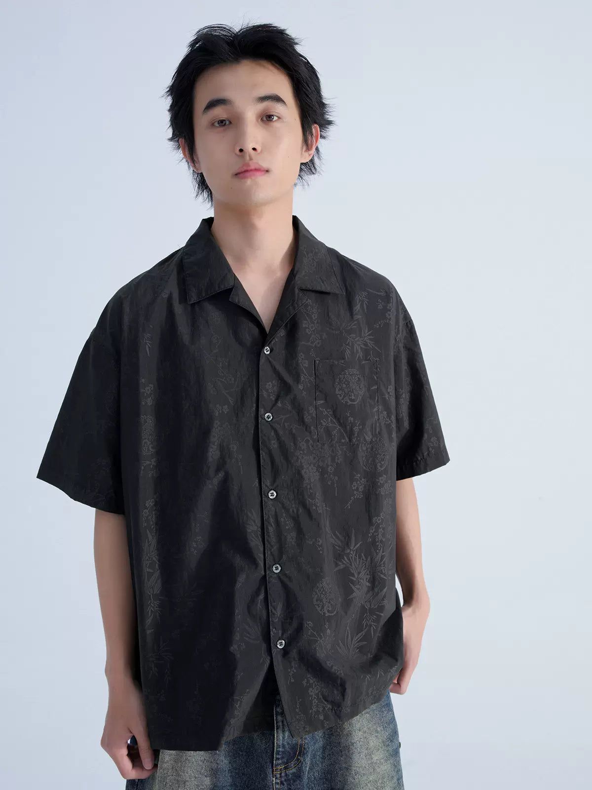 Solid Color Neat Shirt Korean Street Fashion Shirt By Mentmate Shop Online at OH Vault