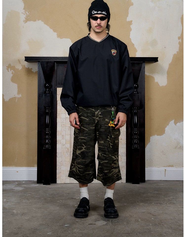 Camouflage Multi-Pocket Pants Korean Street Fashion Pants By Donsmoke Shop Online at OH Vault