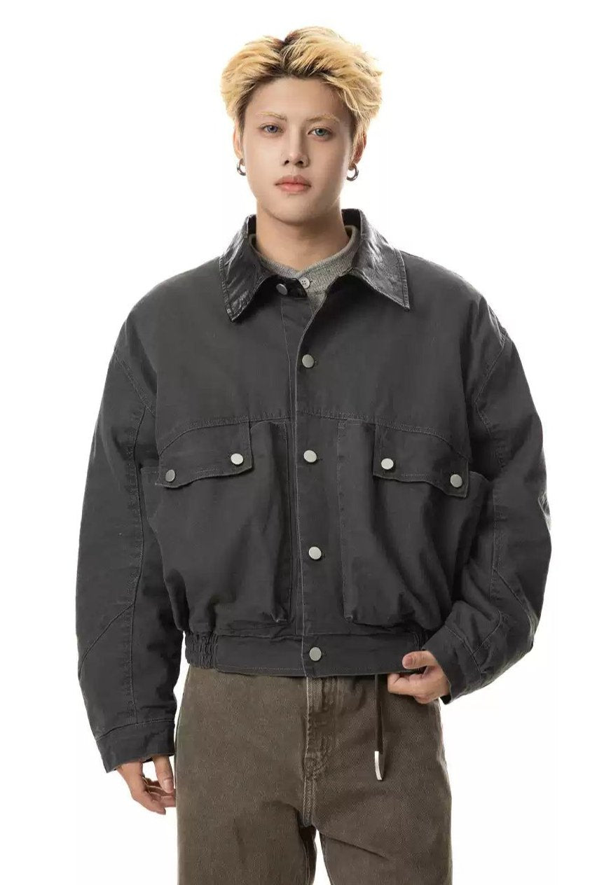 Multi-Button Detail Jacket Korean Street Fashion Jacket By Made Extreme Shop Online at OH Vault