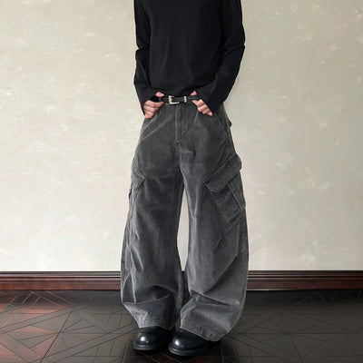 Faded Baggy Fit Cargo Pants
