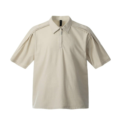 Square Shoulder Casual Fit Polo Korean Street Fashion Polo By MaxDstr Shop Online at OH Vault