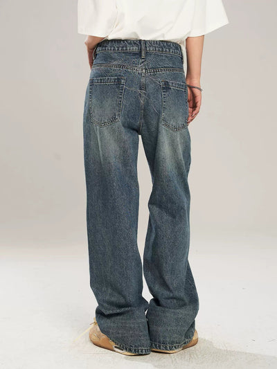 Thin Line Detail Jeans Korean Street Fashion Jeans By New Start Shop Online at OH Vault