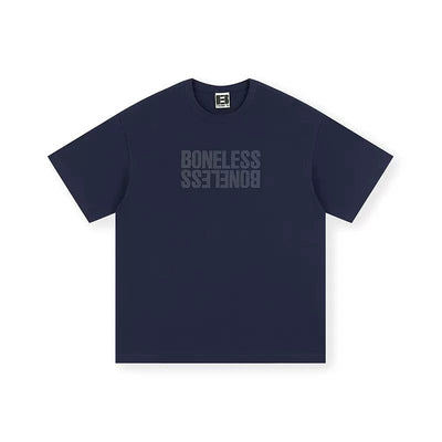 Subtle Logo Print T-Shirt Korean Street Fashion T-Shirt By Boneless Shop Online at OH Vault