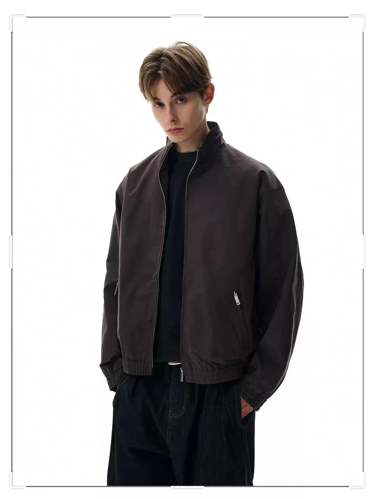 Zipped Pocket Ruched Hem Jacket
