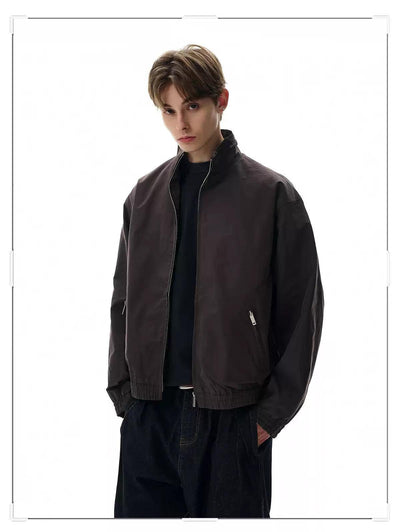Zipped Pocket Ruched Hem Jacket