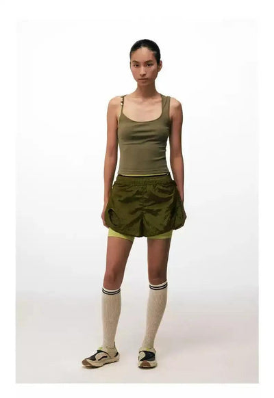 Asymmetric Straps Tank Top Korean Street Fashion Tank Top By Conp Conp Shop Online at OH Vault
