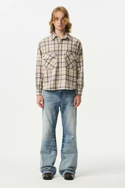 Subtle Distress Faded Jeans Korean Street Fashion Jeans By Moditec Shop Online at OH Vault