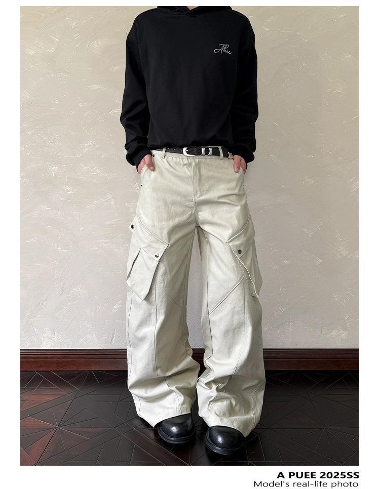 Flap Pocket Bootcut Cargo Pants