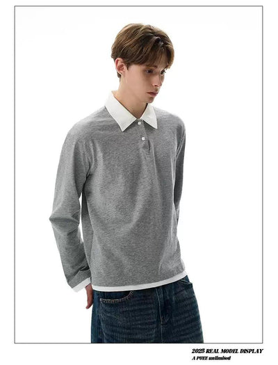 Contrast Collar Clean Fit Polo
