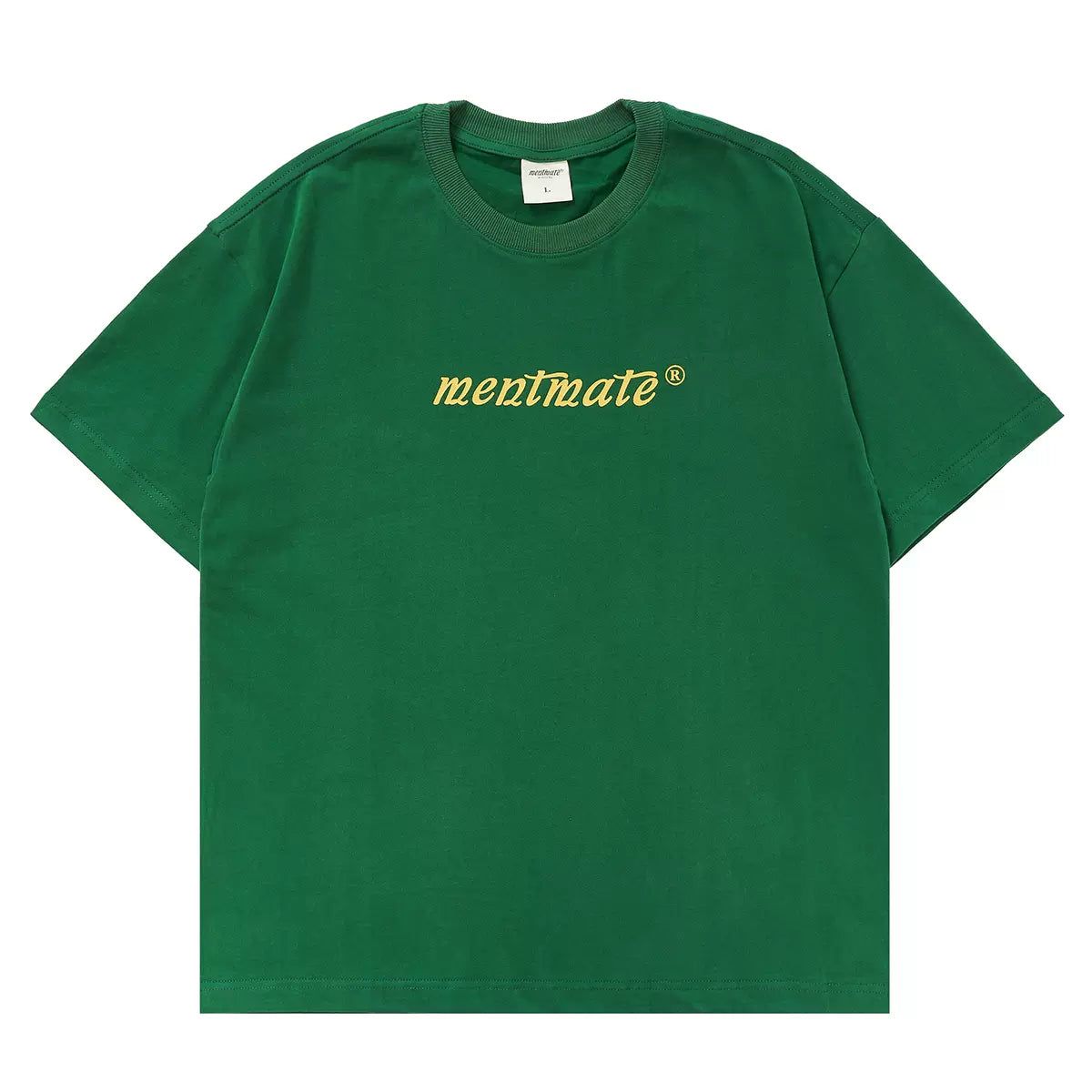 Contrast Logo Print T-Shirt Korean Street Fashion T-Shirt By Mentmate Shop Online at OH Vault