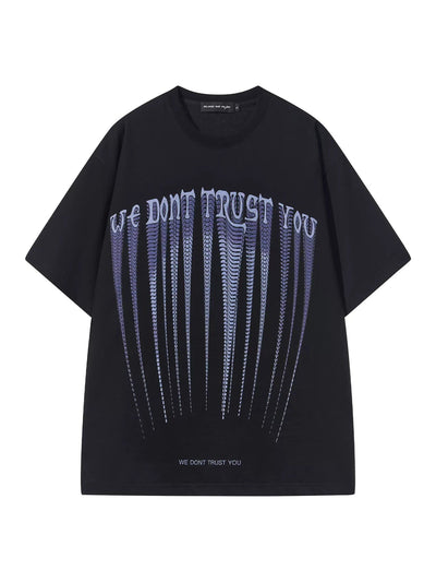 Texts and Bones Effect T-Shirt Korean Street Fashion T-Shirt By Blind No Plan Shop Online at OH Vault