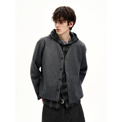 Four-Buttoned V-Neck Cardigan Korean Street Fashion Cardigan By MaxDstr Shop Online at OH Vault