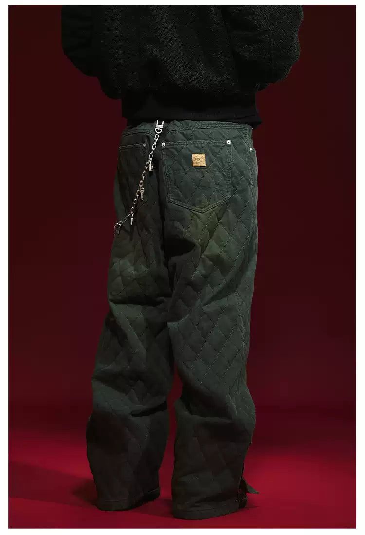 Quilted & Lined Pants Korean Street Fashion Pants By Remedy Shop Online at OH Vault