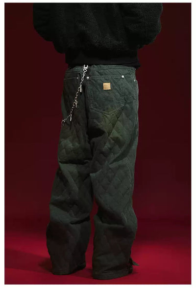 Quilted & Lined Pants Korean Street Fashion Pants By Remedy Shop Online at OH Vault