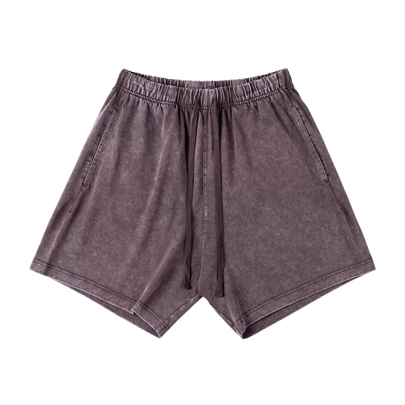 Gartered and Washed Shorts Korean Street Fashion Shorts By IDLT Shop Online at OH Vault