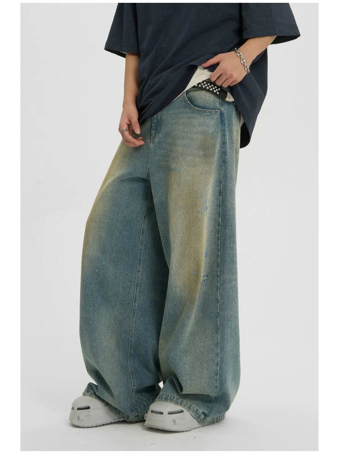 Rust Fade Loose Jeans