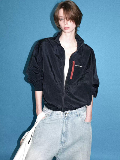 Versatile Breast Pocket Zipped Jacket Korean Street Fashion Jacket By Mason Prince Shop Online at OH Vault