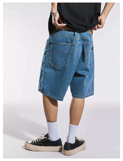 Retro Washed Denim Shorts Korean Street Fashion Shorts By Remedy Shop Online at OH Vault