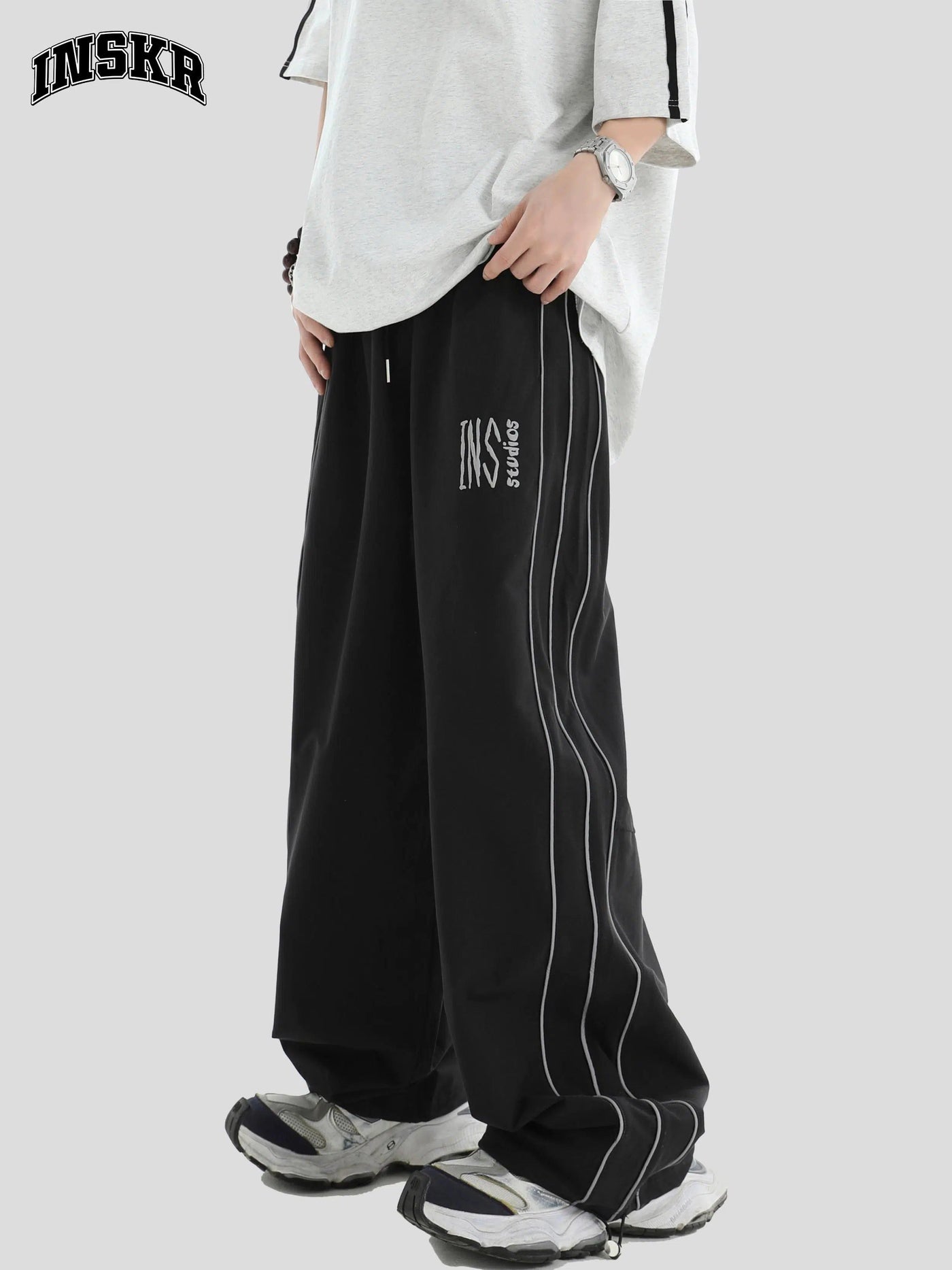 Drawstring Comfty Fit Sweatpants Korean Street Fashion Pants By INS Korea Shop Online at OH Vault