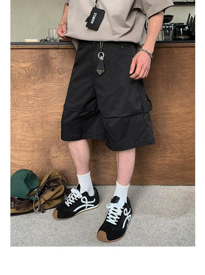 Plain Color Versatile Shorts Korean Street Fashion Shorts By Poikilotherm Shop Online at OH Vault