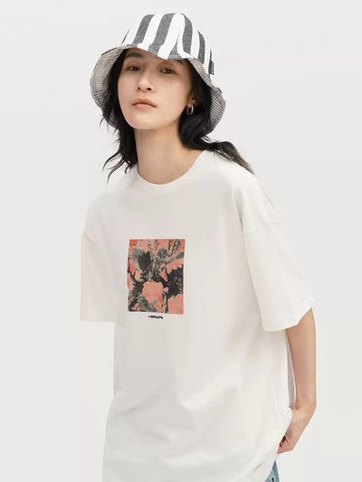 Thermal Graphic Print T-Shirt Korean Street Fashion T-Shirt By Opicloth Shop Online at OH Vault