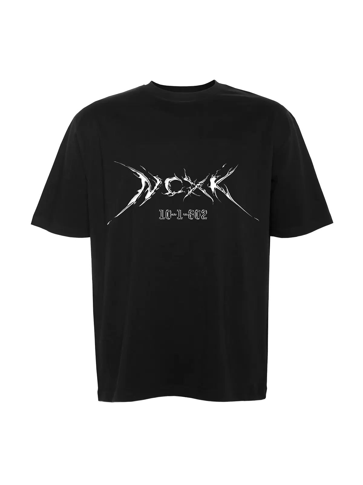 Basic Metallic Print T-Shirt Korean Street Fashion T-Shirt By Poikilotherm Shop Online at OH Vault