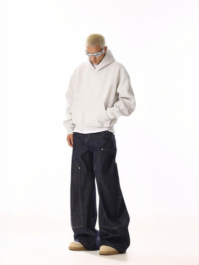 Outline Regular Cut Jeans Korean Street Fashion Jeans By MEBXX Shop Online at OH Vault