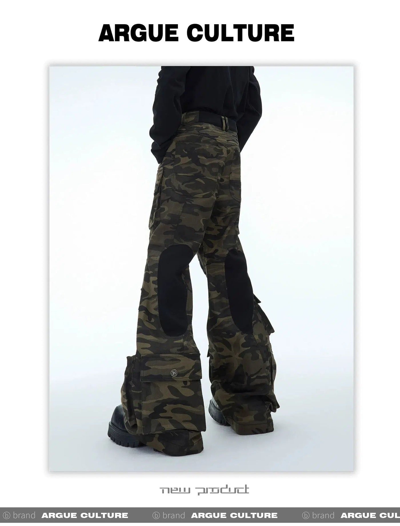 Washed Camouflage Cargo Pants Korean Street Fashion Pants By Argue Culture Shop Online at OH Vault