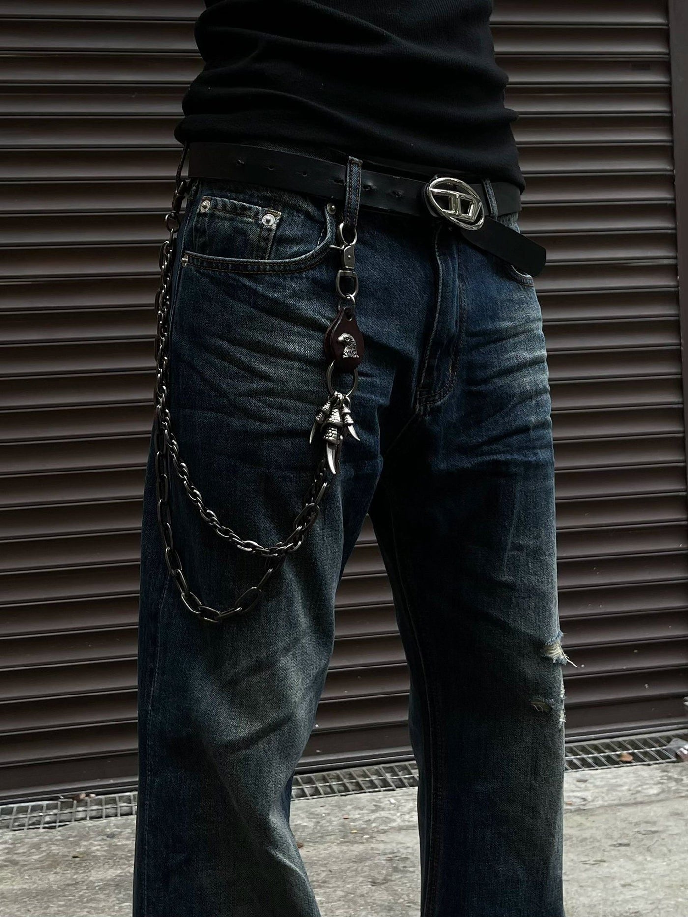 Spliced Blades Track Pants Korean Street Fashion Pants By MaxDstr Shop Online at OH Vault