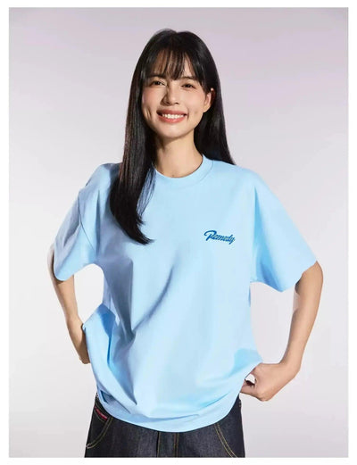 Basic Logo T-Shirt Korean Street Fashion T-Shirt By Remedy Shop Online at OH Vault